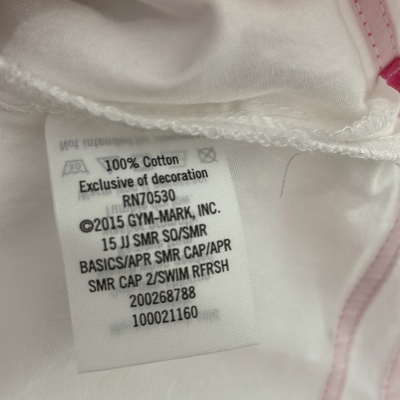 Janie and Jack White Tunic Pink Trim - Picture 5 of 7